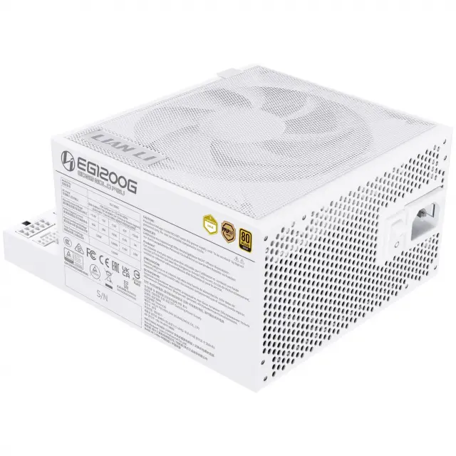 Захранващ блок Lian Li EDGE 1200W 80+ Gold PCIe 5.1, ATX 3.1 - Бяло 