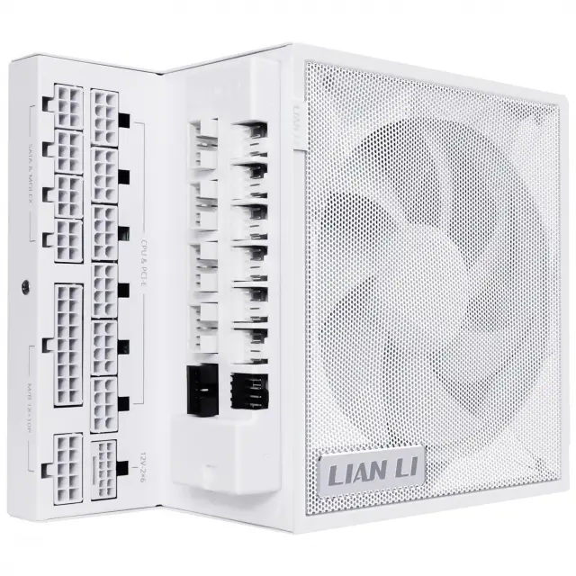 Захранващ блок Lian Li EDGE 1200W 80+ Gold PCIe 5.1, ATX 3.1 - Бяло 