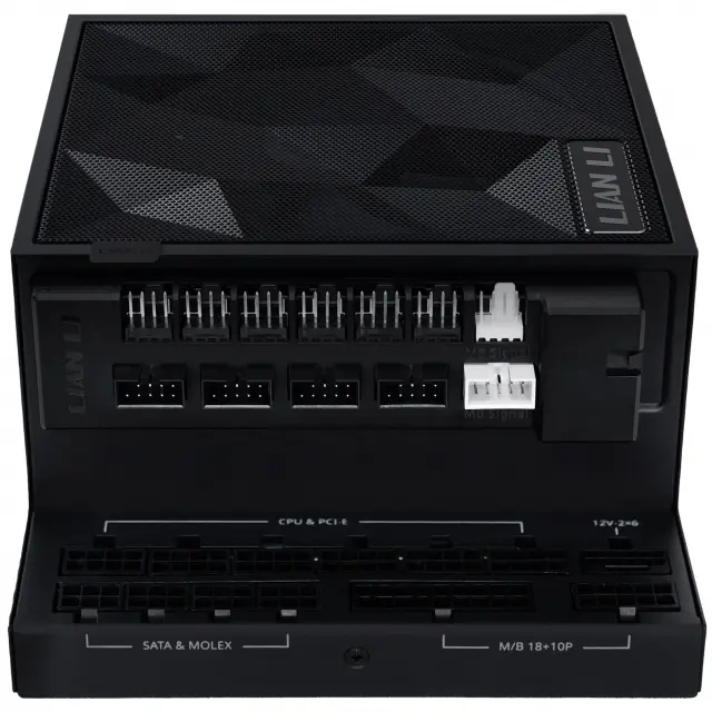 Захранващ блок Lian Li EDGE 1000W 80+ Gold PCIe 5.1, ATX 3.1 - Черно 