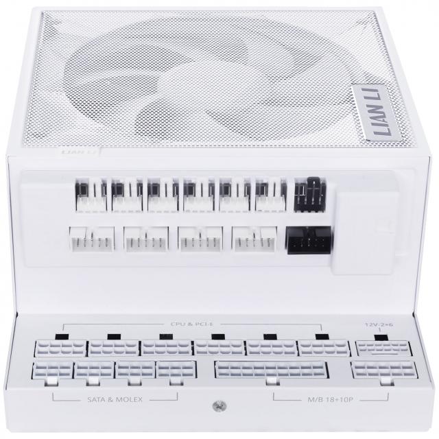Захранващ блок Lian Li EDGE 1000W 80+ Gold PCIe 5.1, ATX 3.1 - Бяло 