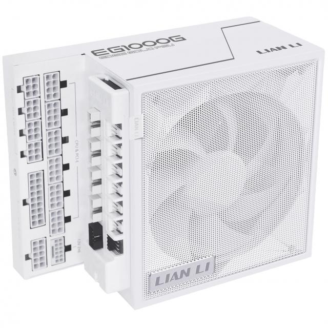 Захранващ блок Lian Li EDGE 1000W 80+ Gold PCIe 5.1, ATX 3.1 - Бяло 