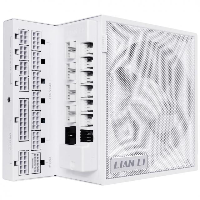 Захранващ блок Lian Li EDGE 1000W 80+ Gold PCIe 5.1, ATX 3.1 - Бяло 