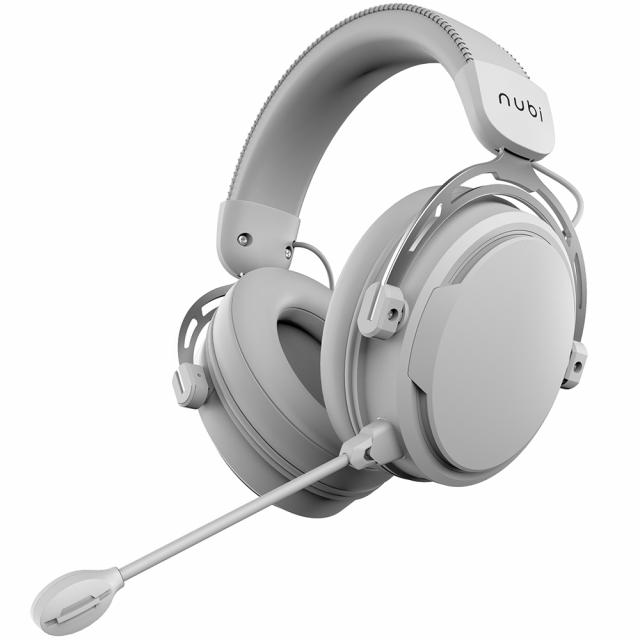 Геймърски безжични слушалки Nubi NH1 Pro - White 