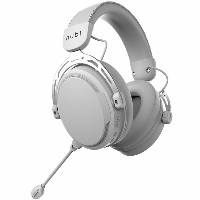 Геймърски безжични слушалки Nubi NH1 Pro - White 