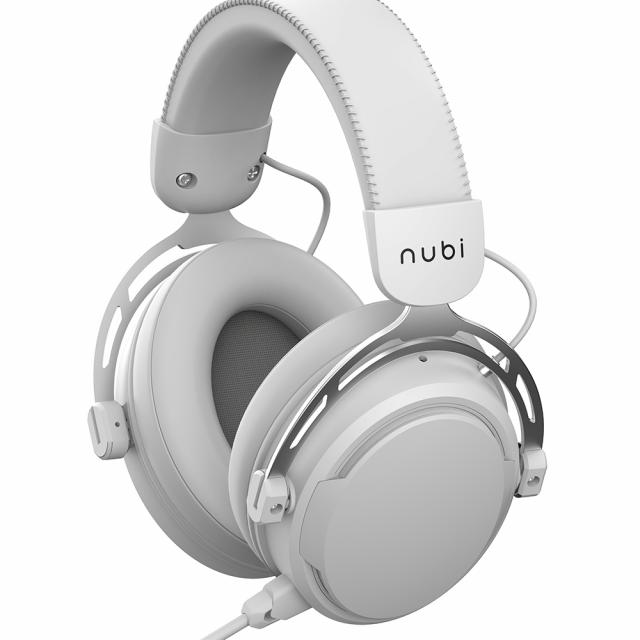 Геймърски безжични слушалки Nubi NH1 Pro - White 