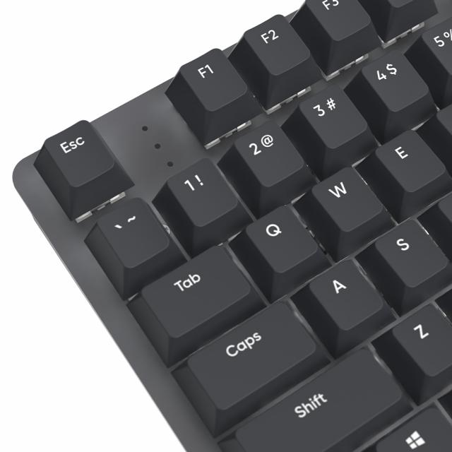 Геймърскa механична клавиатура Nubi NK87 Black TKL - G3MS Sapphire V2 Switches, ABS 