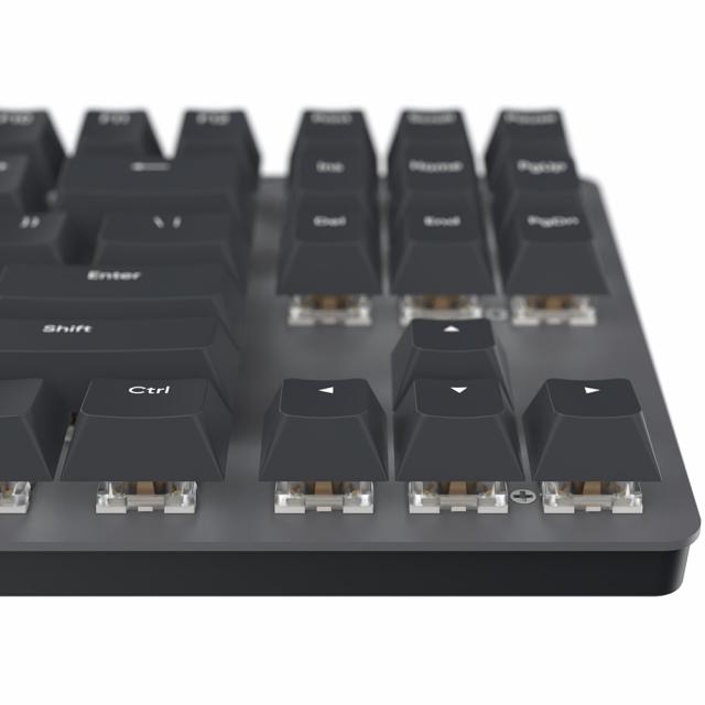 Геймърскa механична клавиатура Nubi NK87 Black TKL - G3MS Sapphire V2 Switches, ABS 