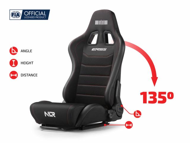 Спортна седалка за симулатор Next Level Racing ERS5 Elite Reclining Seat - Fabric & SimAero Mesh Edition 