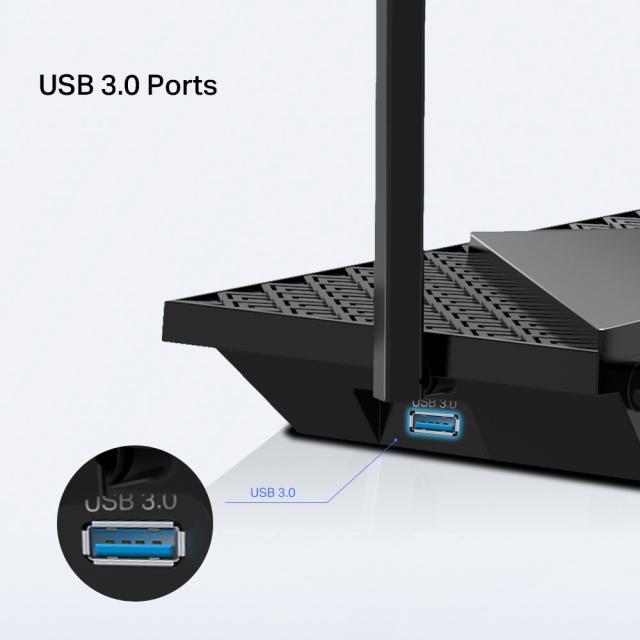 Безжичен рутер TP-Link Archer AX72 Pro, AX5400, Wi-Fi 6, Multi Gigabit 
