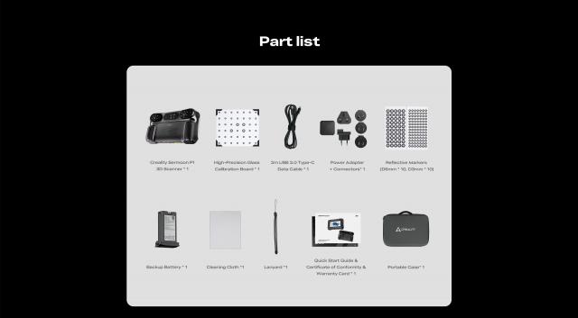 3D скенер Creality Sermoon P1 