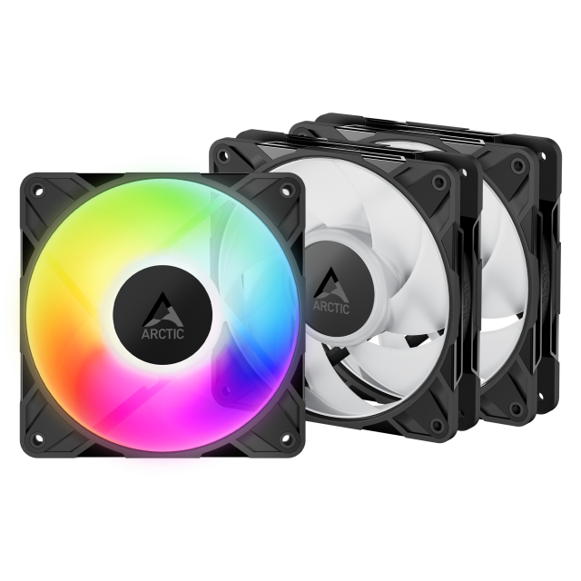 Комплект вентилатори ARCTIC P12 Pro A-RGB 120mm PWM 3-Pack 