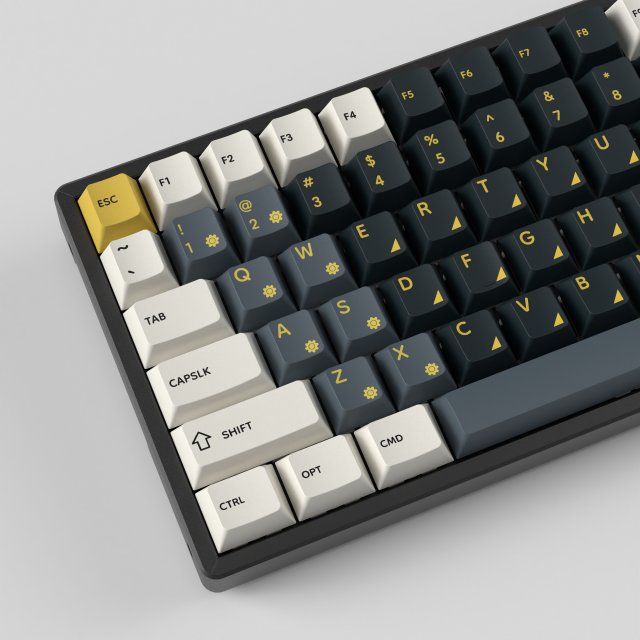 Капачки за механична клавиатура Keychron Cherry Profile Dye-Sub PBT Full Keycap Set - Retro Garage 