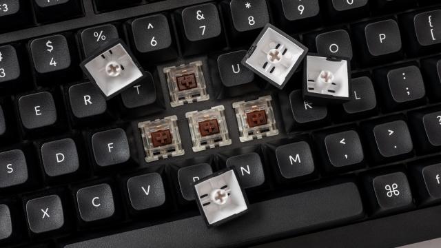 Капачки за механична клавиатура Keychron Double Shot KSA PBT Keycap Full Keycap Set 137 Keycaps - Black 