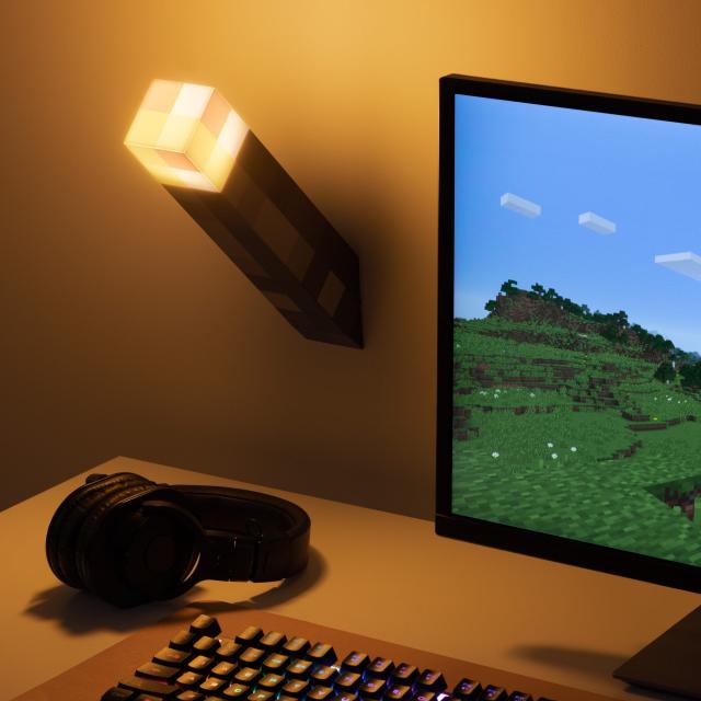 Лампа Paladone: Minecraft - Torch Light, PP9202MCFV3 