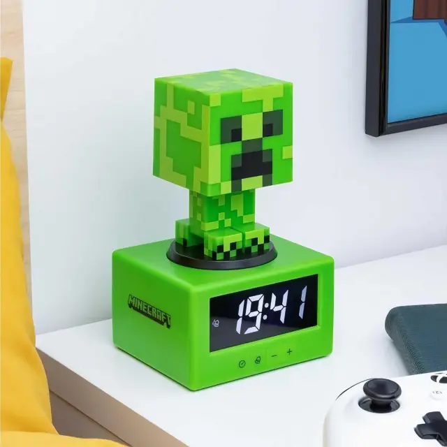 Paladone: Minecraft - Creeper Icon Alarm Clock, PP11369MCFV3 