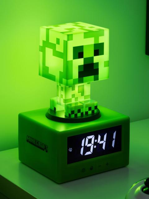 Paladone: Minecraft - Creeper Icon Alarm Clock, PP11369MCFV3 