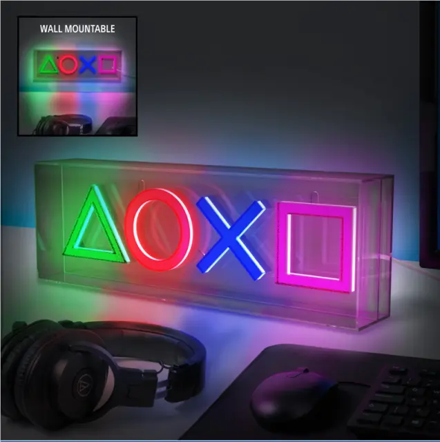Paladone: Playstation - LED Neon Light, PP12716PS 