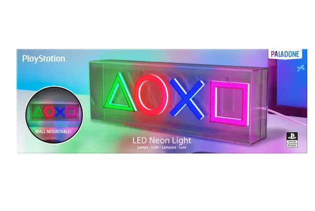 Paladone: Playstation - LED Neon Light, PP12716PS 