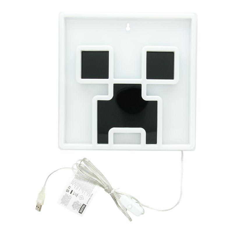 Лампа Paladone: Minecraft - Creeper Wall Mountable LED Neon Light, PP14020MCFVN