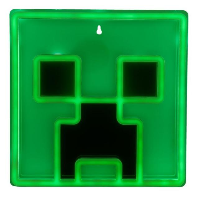 Paladone: Minecraft - Creeper Wall Mountable LED Neon Light, PP14020MCFVN 