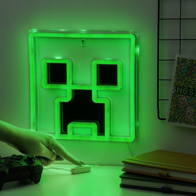 Paladone: Minecraft - Creeper Wall Mountable LED Neon Light, PP14020MCFVN 