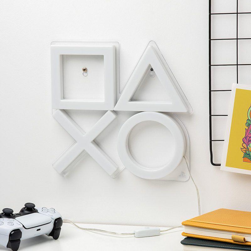 Лампа Paladone: Playstation - Wall Mountable LED Neon Light, PP13130PSVN