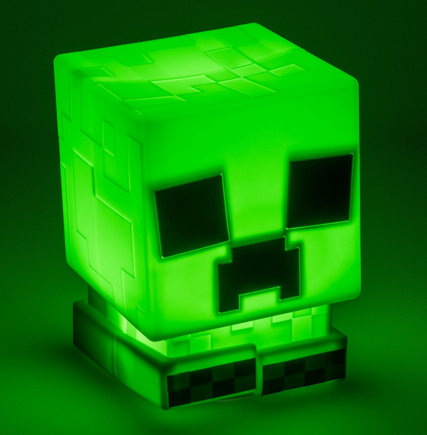 Paladone: Minecraft - Creeper SquishyGlo Silicone Light Rechargeable, PP14710MCF 