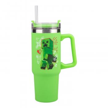 Paladone: Minecraft - Green 900ml Multiway Travel Cup Stra, PP14600MCF