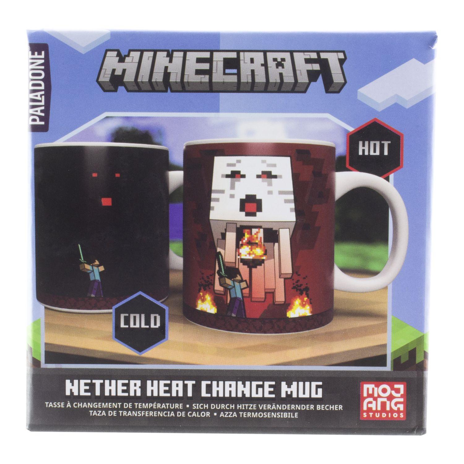 Чаша с термо ефект Paladone Minecraft Nether Heat Change Mug, PP10590MCF