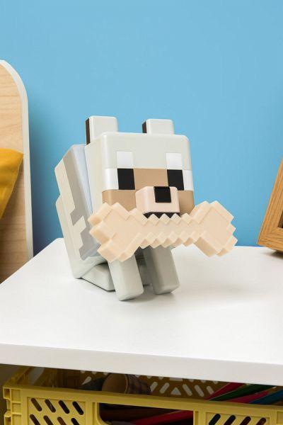 Paladone Glo Buddies: Minecraft - Wolf Light, PP14761MCF 