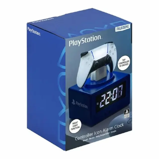 Paladone: Playstation Controller Icon Alarm Clock, PP13475PS 