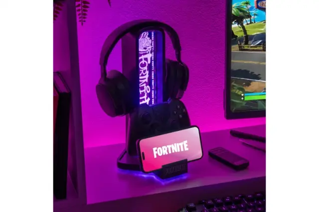 Paladone: Fortnite - Desk Headphone Stand With Light 