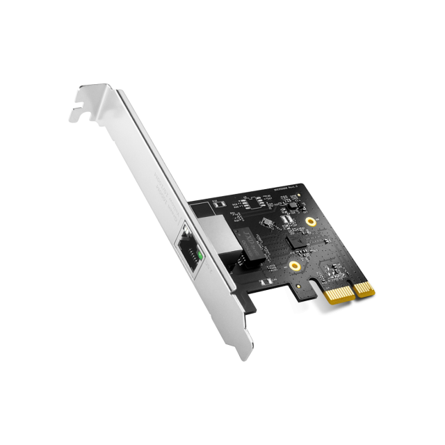 Ethernet Adapter Cudy PE10, PCIe, 10 Mbps/ 100 Mbps/ 1 Gbps/ 2.5 Gbps 
