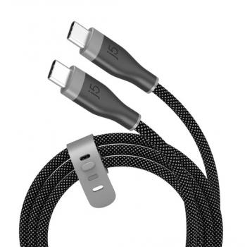 j5create Кабел USB-C мъжко– USB-C мъжко, 60 W, 1.8 m, черен