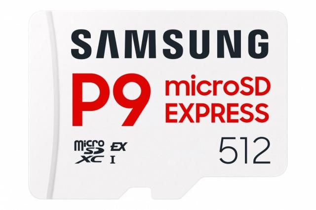 Карта памет Samsung microSDXC, 512GB P9 Express , 800 MB/s, UHS-I 90 MB/s U3, V30, A1 
