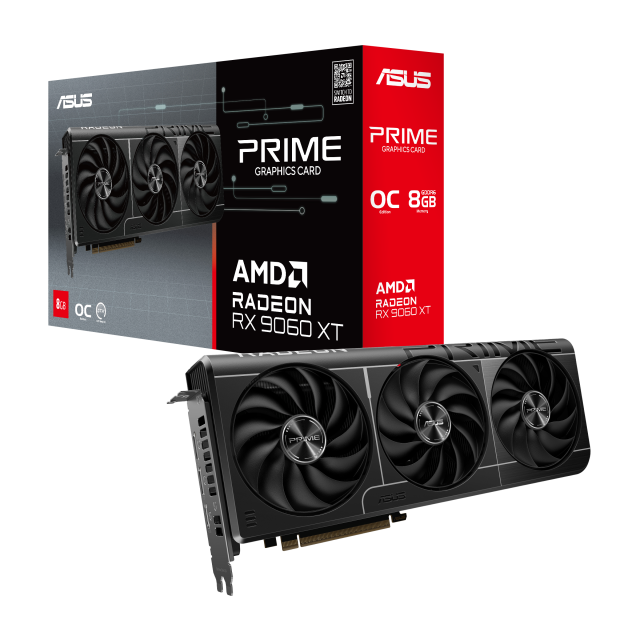 Видео карта ASUS PRIME RADEON RX 9060 XT OC 8GB GDDR6 