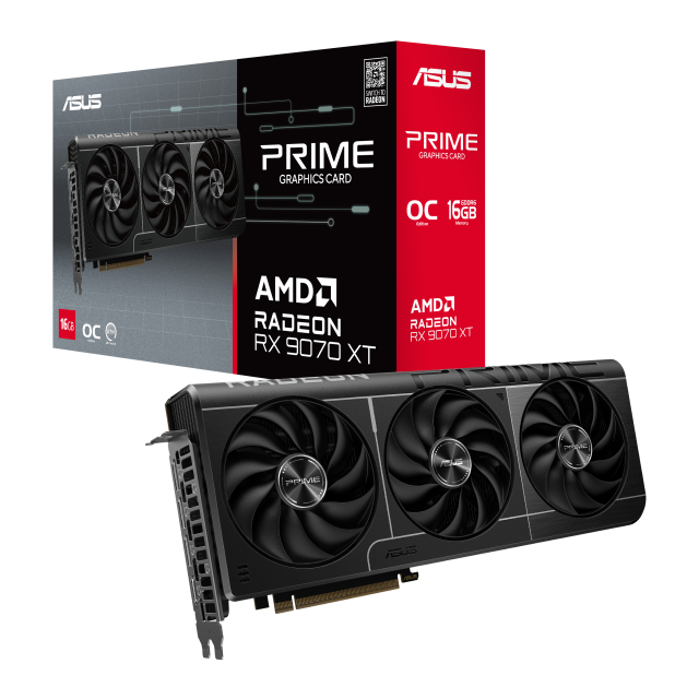 Graphic card ASUS PRIME RADEON RX 9070 XT OC 16GB GDDR6 