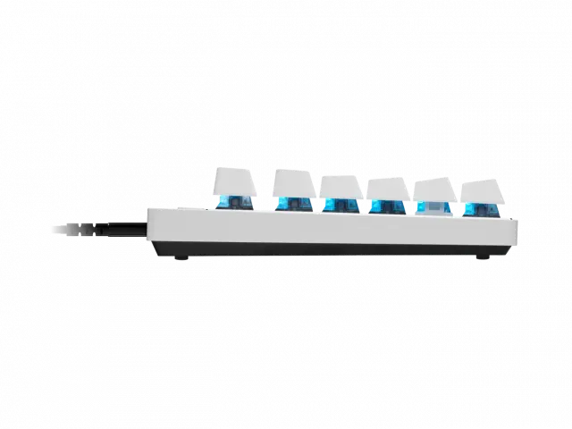 Геймърска механична клавиатура Logitech G Pro X Rapid TKL - White, magnetic-analog switch 