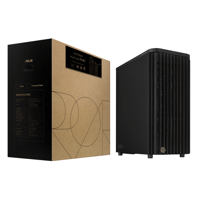 Case ASUS ProArt PA401 Wood Edition - Metal Panel 