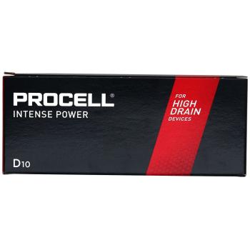 Батерия алкална индустриална LR20 D 10pk опаковка INTENSE  PROCELL /цена за 10 бр./