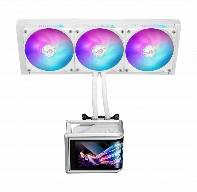 Охладител за процесор ASUS ROG Ryuo IV SLC 360 White Edition ARGB 6.67" Curved AMOLED Display 
