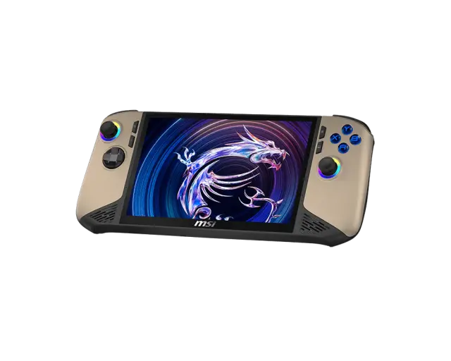 Gaming Console MSI Claw 8 AI+ A2VM-066GR - 8" IPS FHD+(1920x1200) 120Hz VRR, Intel Core Ultra 7 258V, 32GB LPDDR5x, 1TB SSD, Win 11 Home - Sandstorm 