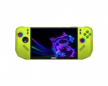 Игрова конзола MSI CLAW A8 BZ2EM-058GR - 8" IPS FHD+(1920x1200) 120Hz VRR, 24GB LPDDR5x, 1TB SSD, Windows 11 Home - Neon Green