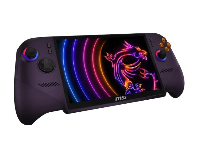 Gaming Console MSI Claw 8 EX AI+ CG3EM - 8" IPS FHD+(1920x1200) 120Hz VRR, Intel Arc G3 Extreme, 32GB LPDDR5x, 1TB SSD, Win 11 Home - Void Purple 