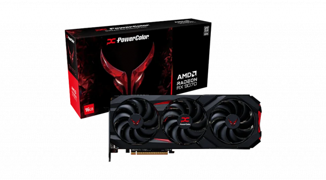 Graphic card PowerColor Radeon RX 9070 Red Devil 16GB GDDR6 