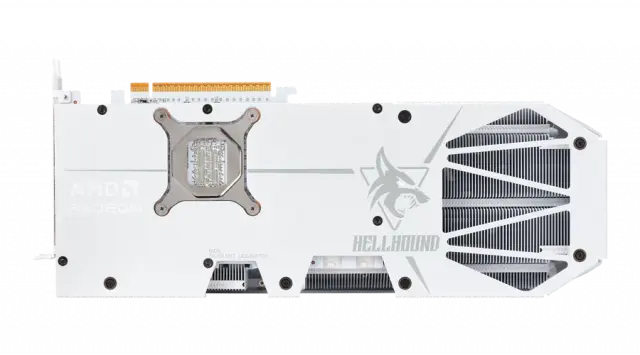 Graphic card PowerColor Radeon RX 9070 XT Hellhound White 16GB GDDR6 