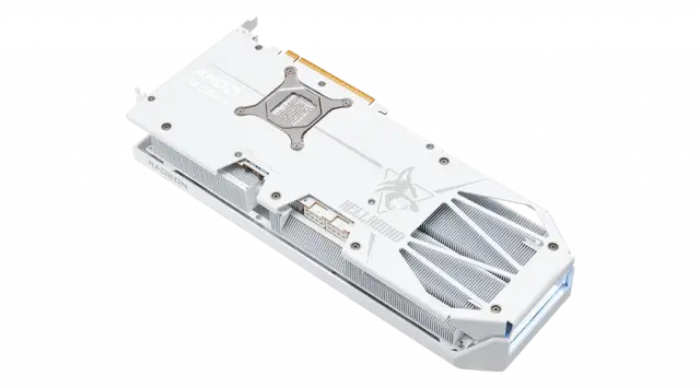 Graphic card PowerColor Radeon RX 9070 XT Hellhound White 16GB GDDR6 