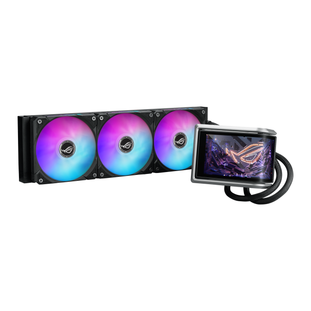 CPU AIO Liquid Cooler ASUS ROG Ryuo IV 360 ARGB 6.67" Curved AMOLED Display 