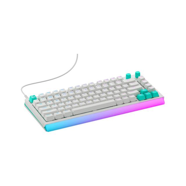 Геймърска механична клавиатура Logitech G512 X 75 - Dual Swap Analog/Mechanical Switch - White 