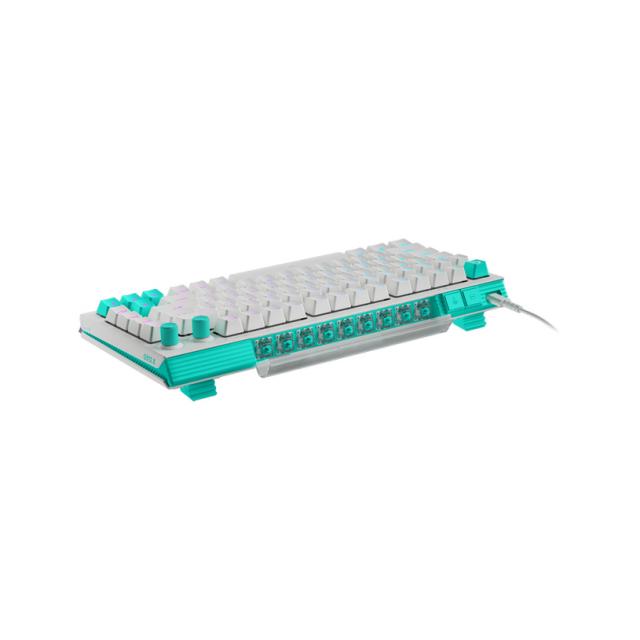 Геймърска механична клавиатура Logitech G512 X 75 - Dual Swap Analog/Mechanical Switch - White 
